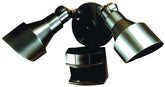Heath Zenith Dualbrite HZ-5597-BZ Security Light, 120 V, 200 W, 2-Lamp, Halogen Lamp, Metal/Plastic Fixture